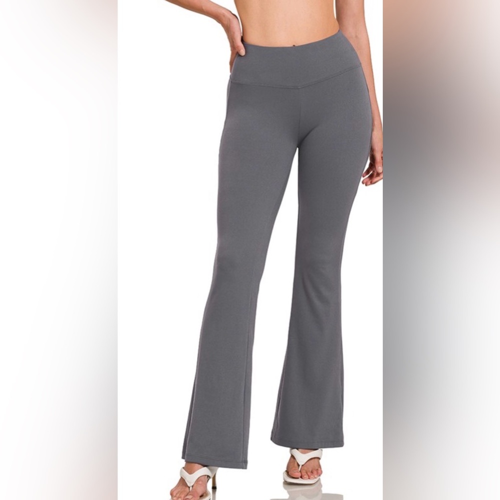 NEW Zenana Microfiber High Waist Yoga Pants